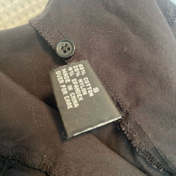 AB Studio Vintage Style Button down top Corporate Goth - Picture 7 of 8